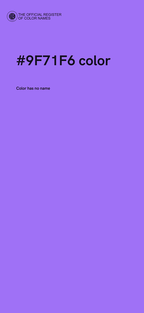 #9F71F6 color image