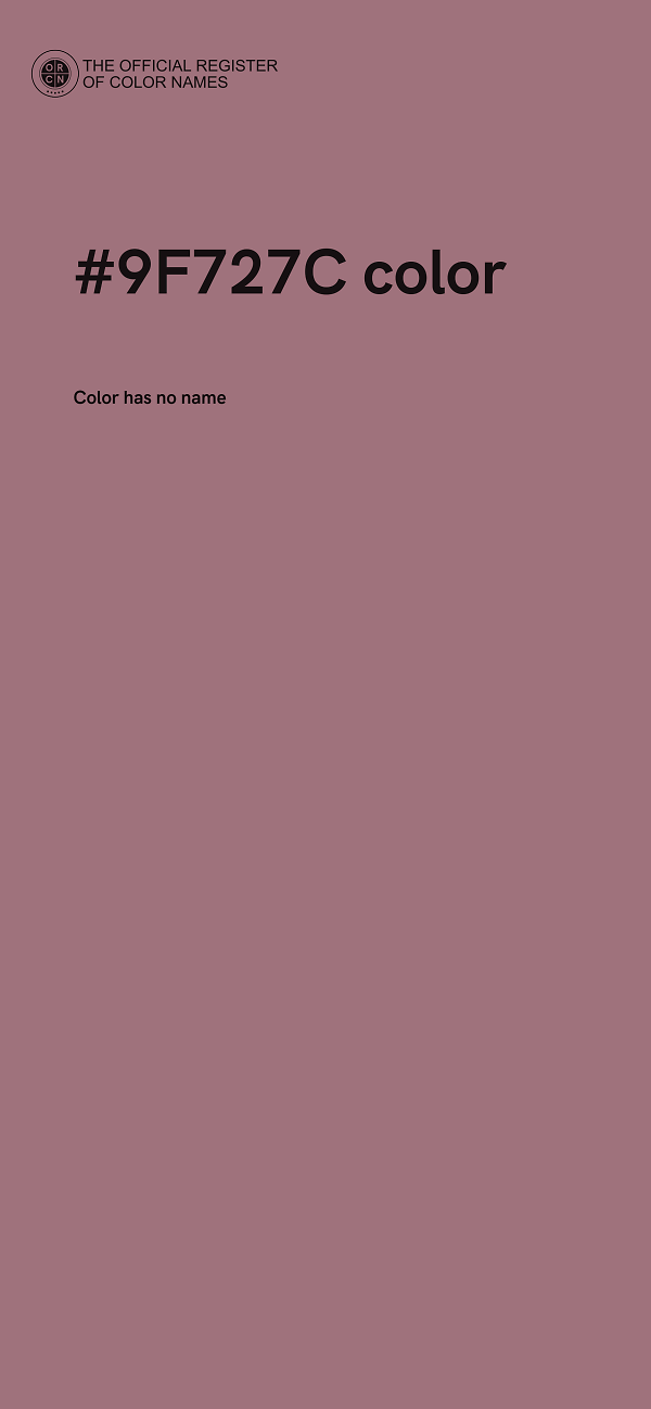 #9F727C color image