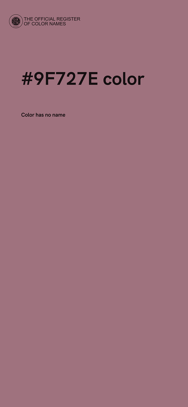 #9F727E color image