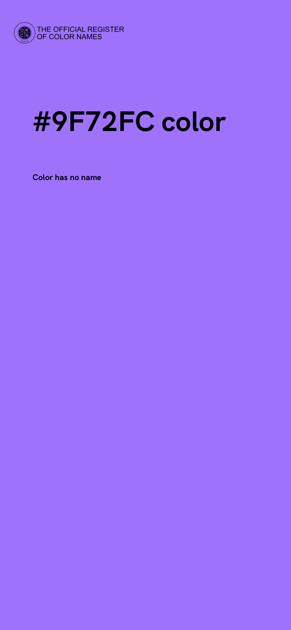 #9F72FC color image