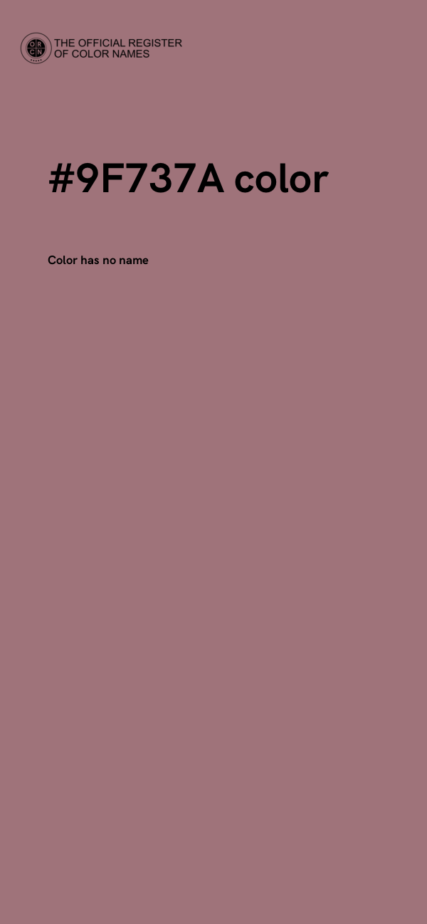 #9F737A color image