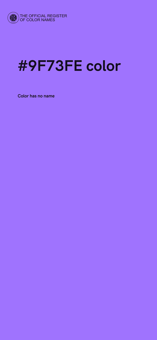 #9F73FE color image