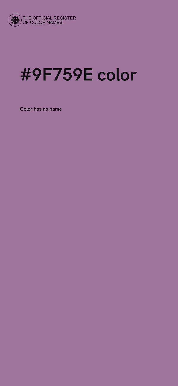 #9F759E color image