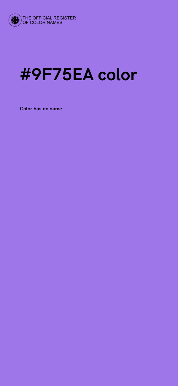 #9F75EA color image