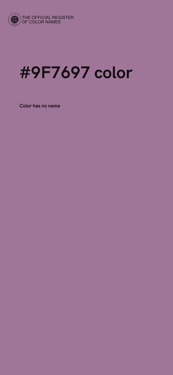 #9F7697 color image