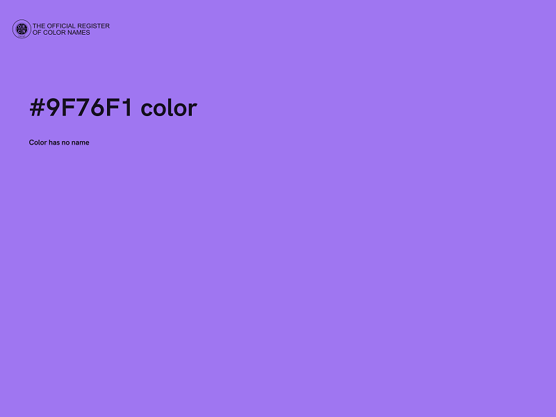 #9F76F1 color image