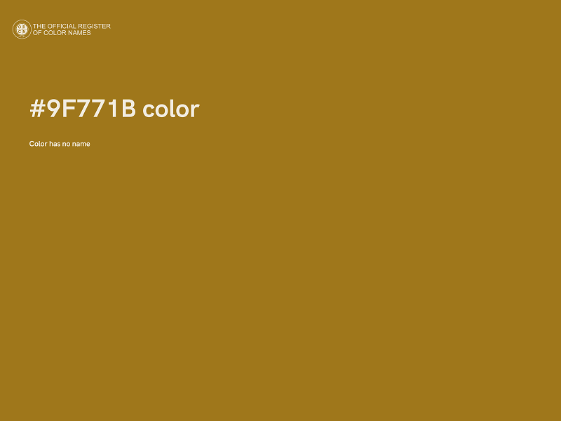 #9F771B color image