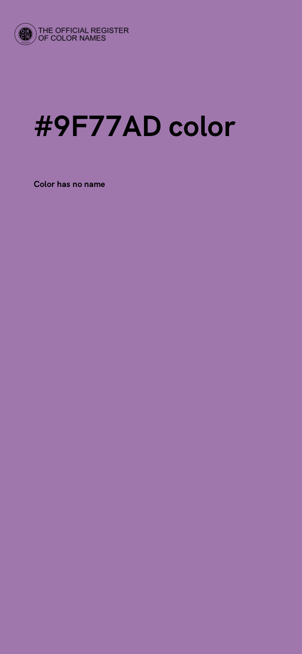 #9F77AD color image