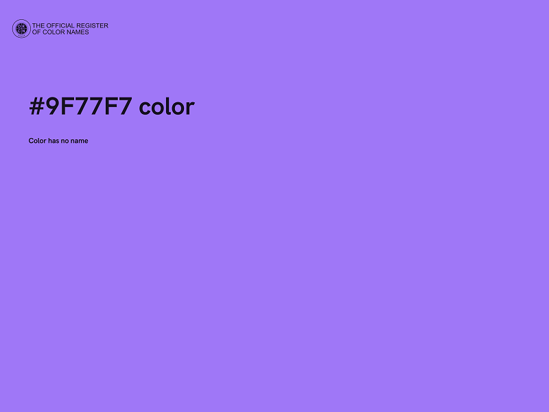 #9F77F7 color image