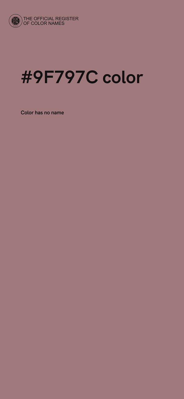 #9F797C color image