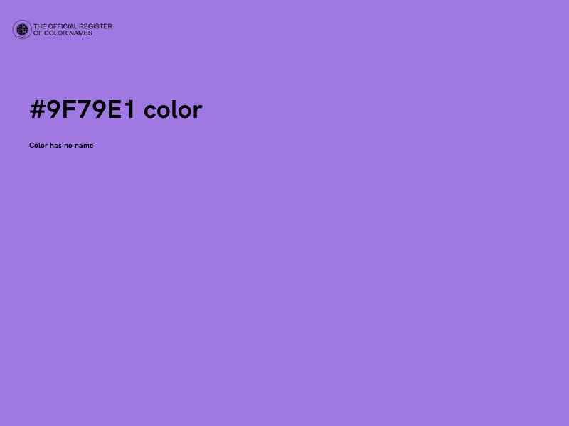 #9F79E1 color image