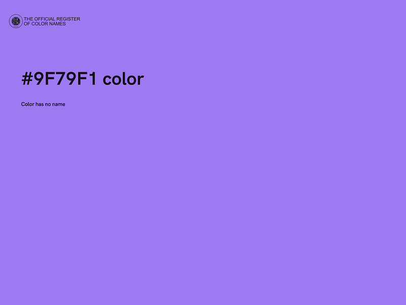 #9F79F1 color image