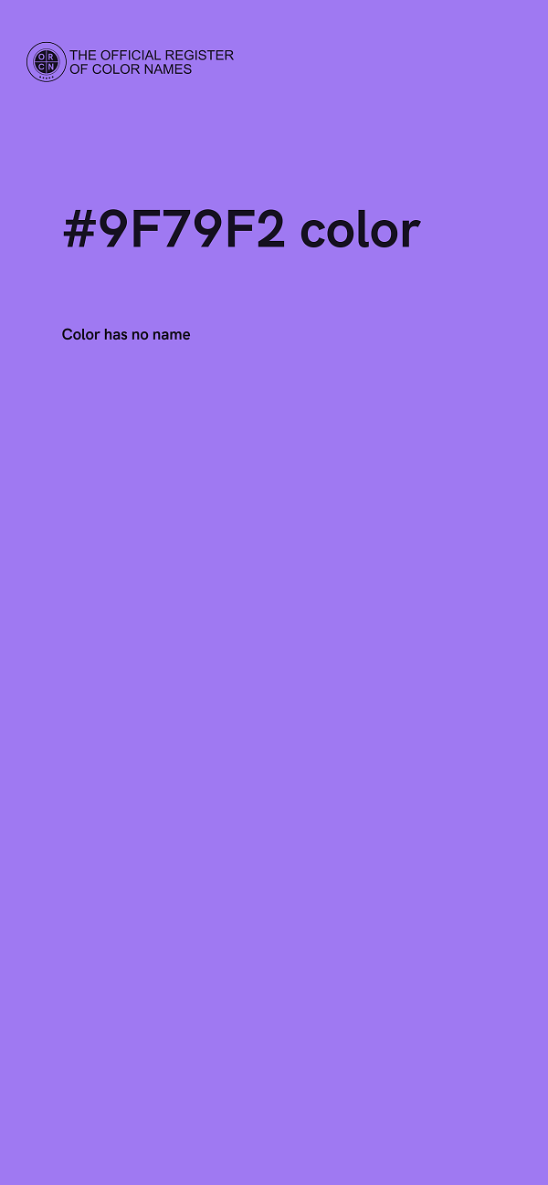 #9F79F2 color image
