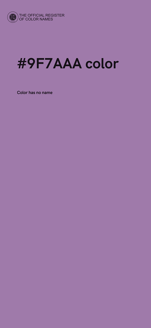 #9F7AAA color image