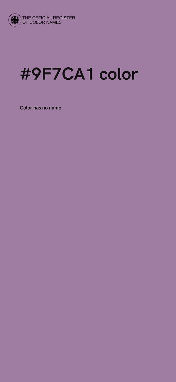 #9F7CA1 color image