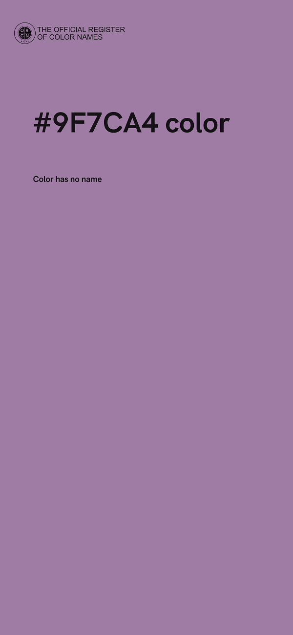#9F7CA4 color image