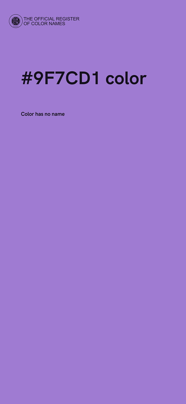 #9F7CD1 color image