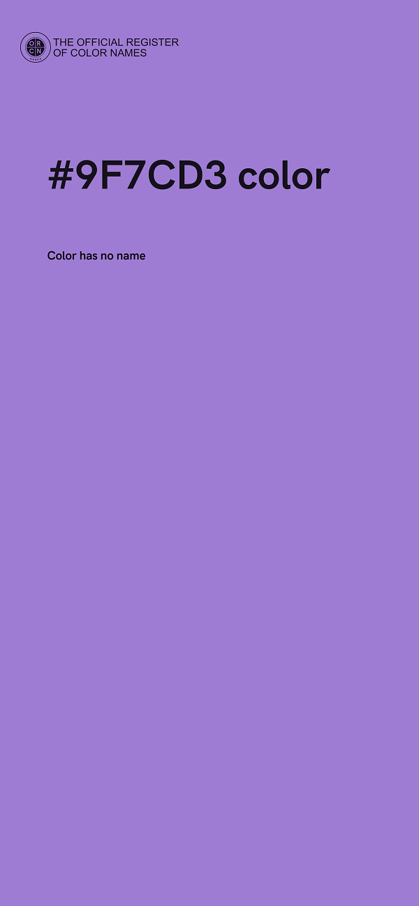 #9F7CD3 color image