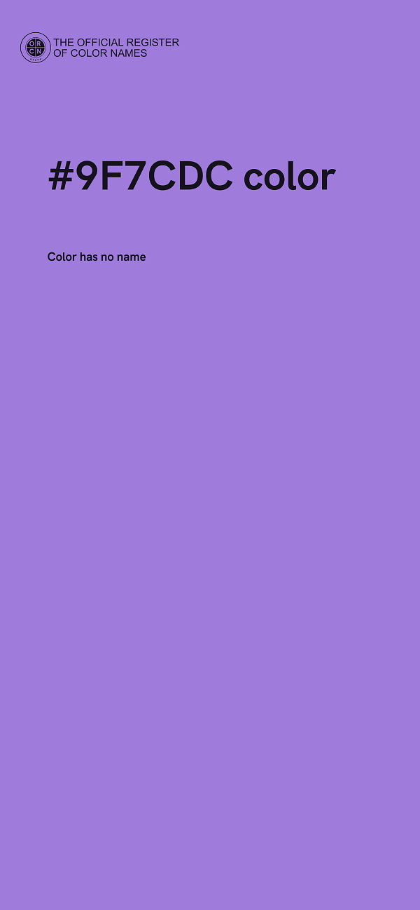 #9F7CDC color image
