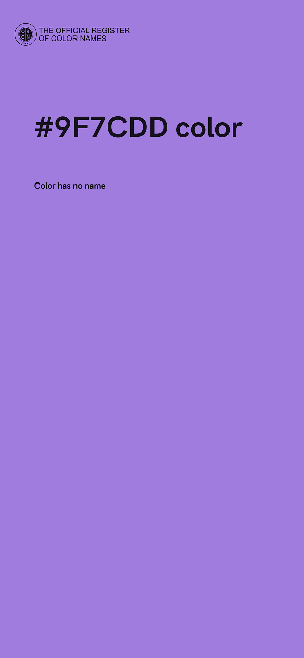 #9F7CDD color image