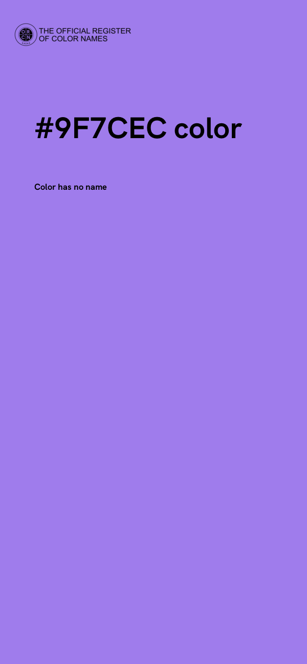 #9F7CEC color image