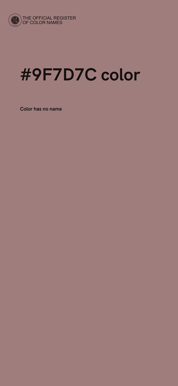 #9F7D7C color image