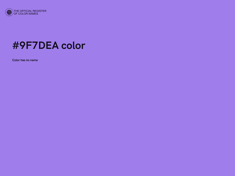 #9F7DEA color image