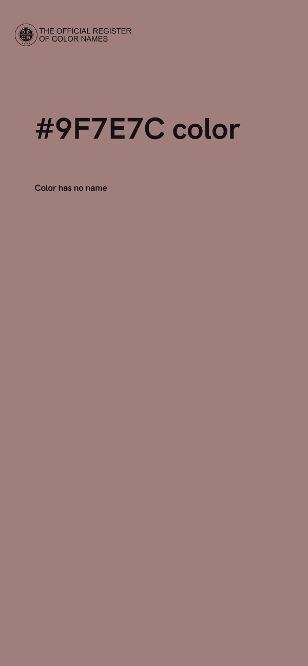 #9F7E7C color image