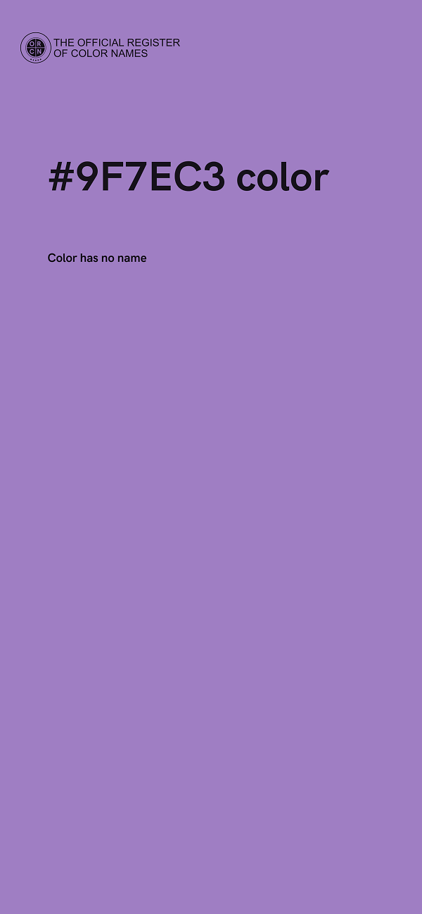 #9F7EC3 color image