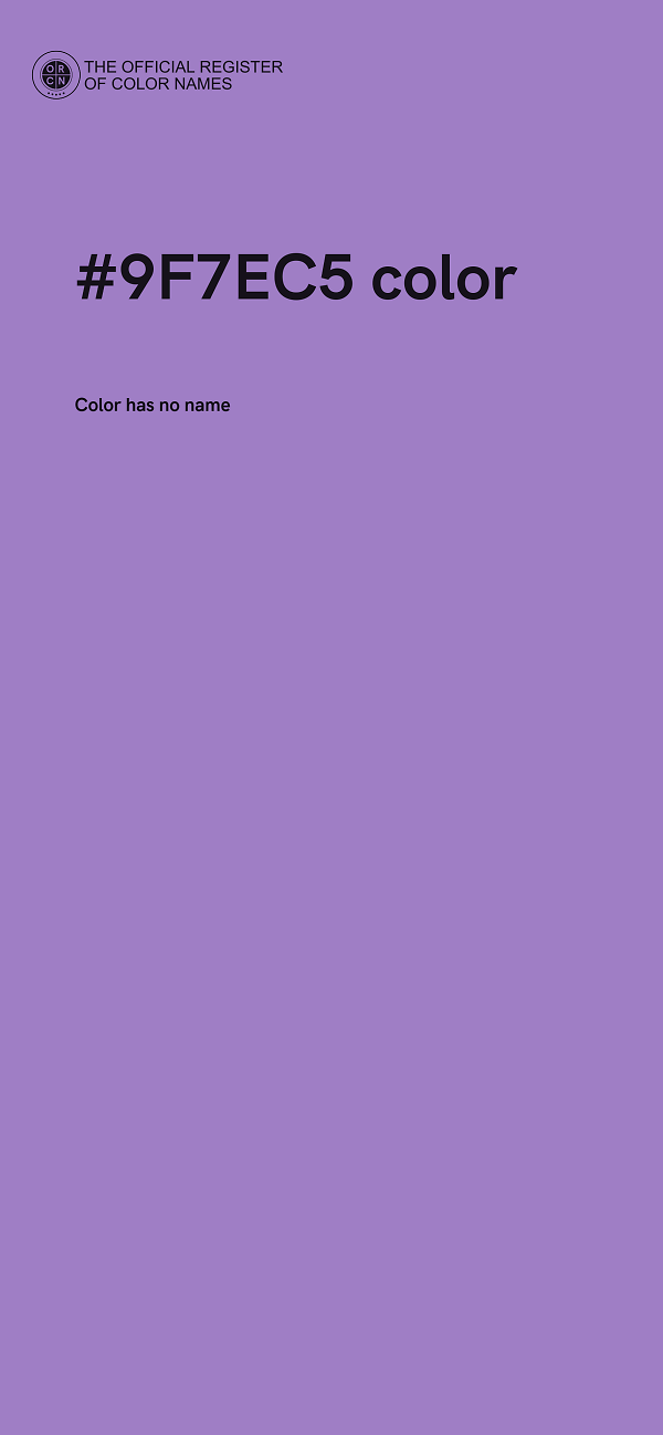 #9F7EC5 color image