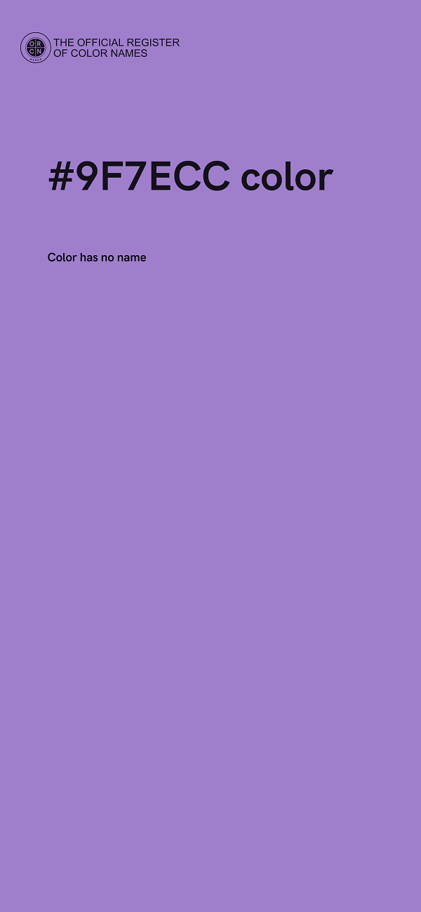 #9F7ECC color image