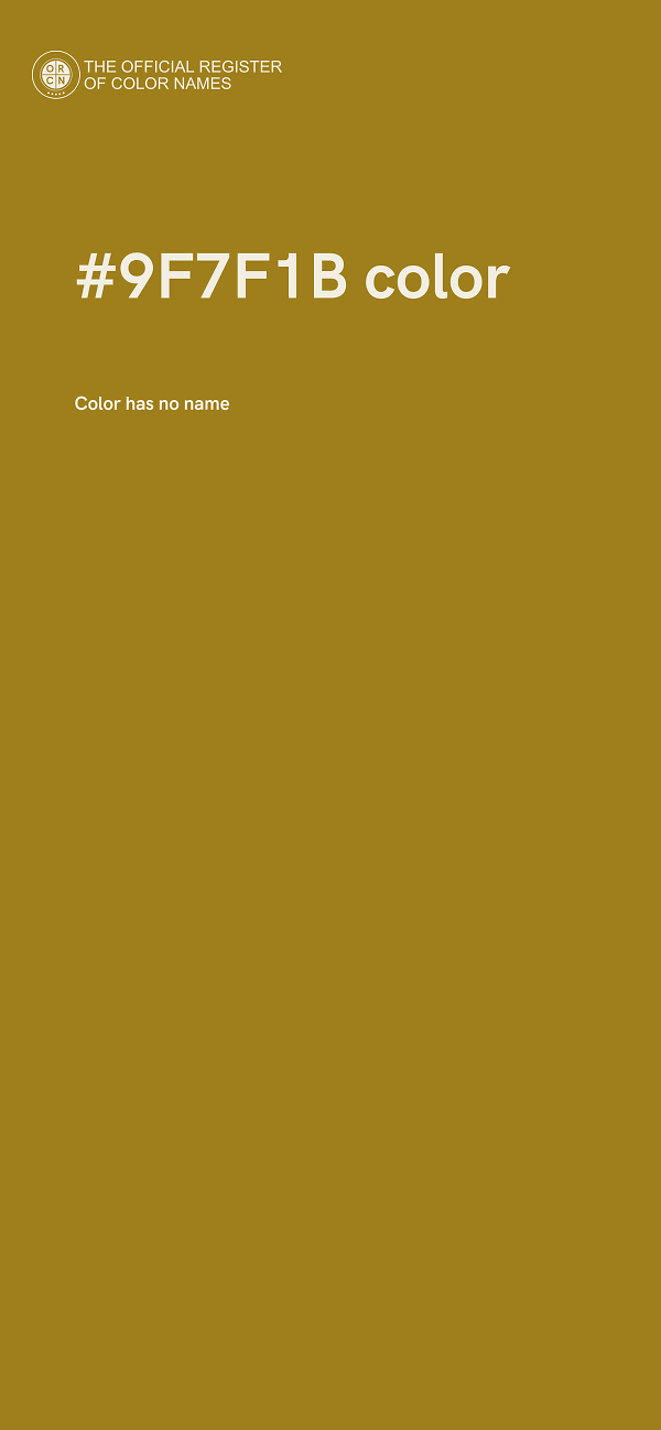 #9F7F1B color image