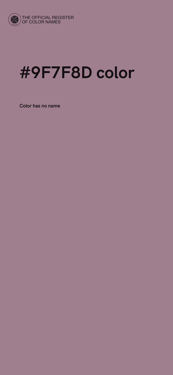 #9F7F8D color image