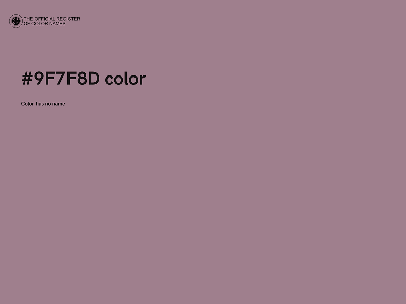 #9F7F8D color image