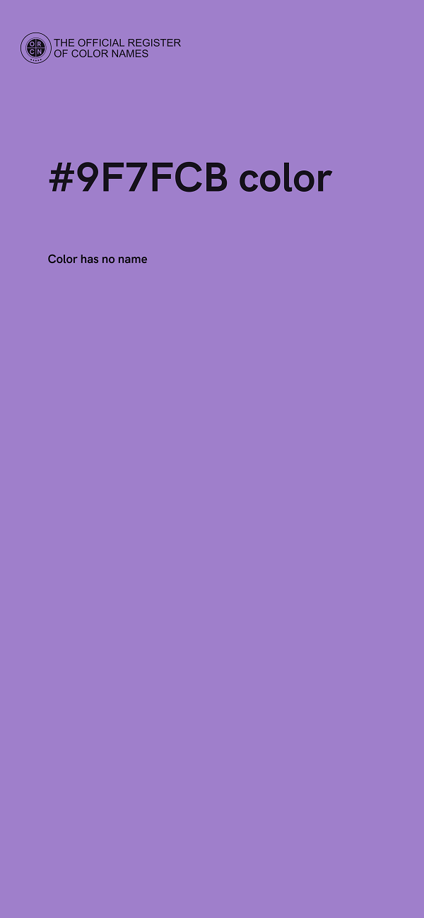 #9F7FCB color image