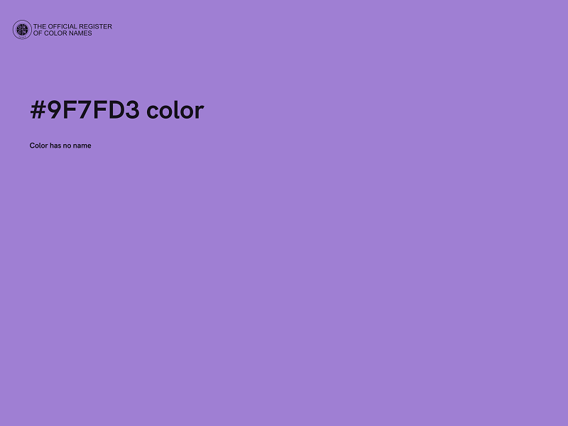 #9F7FD3 color image