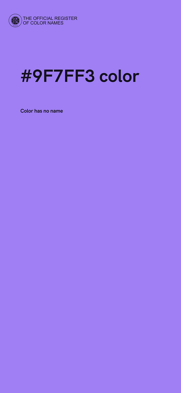 #9F7FF3 color image