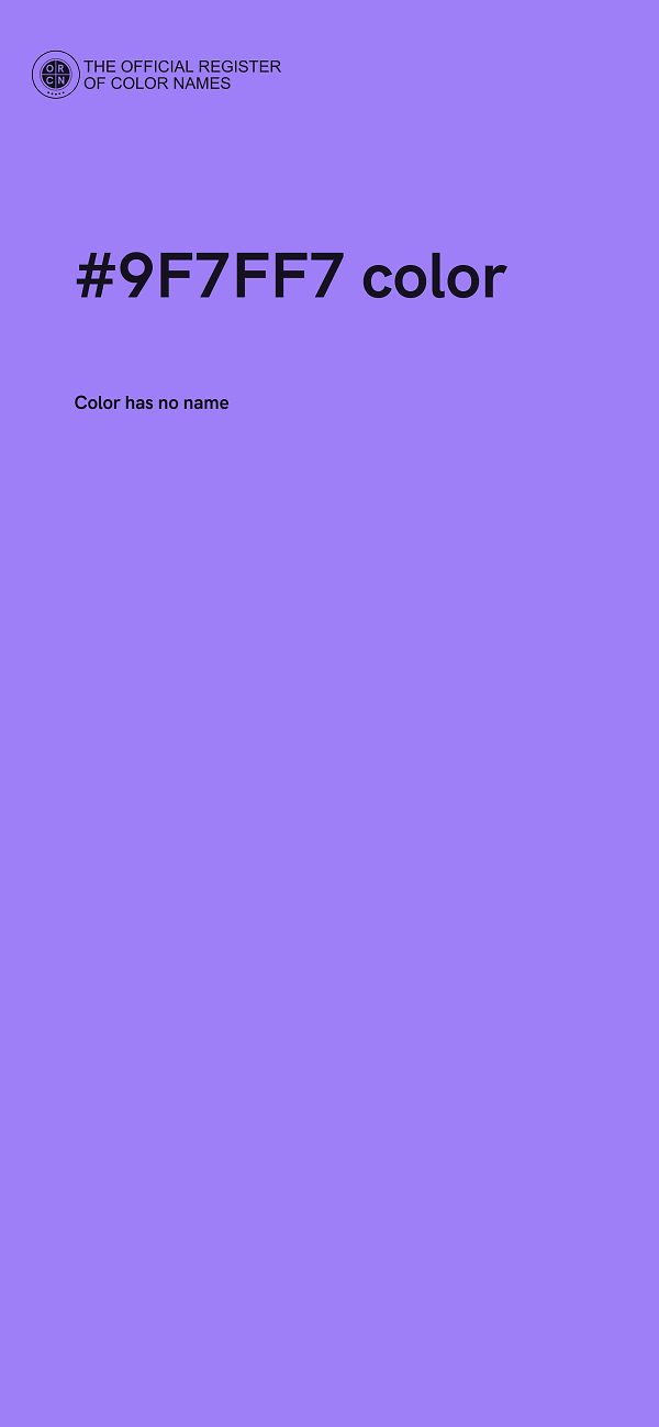 #9F7FF7 color image