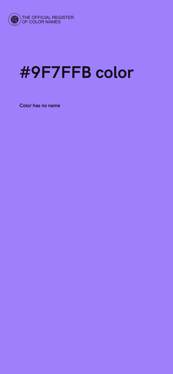 #9F7FFB color image