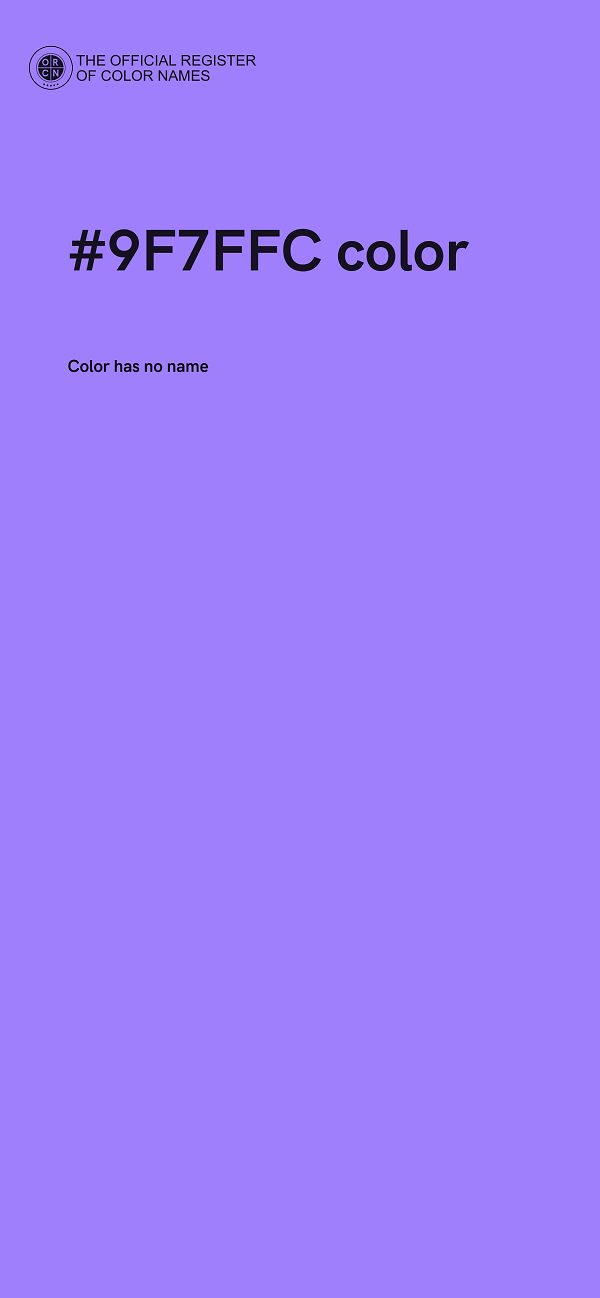#9F7FFC color image