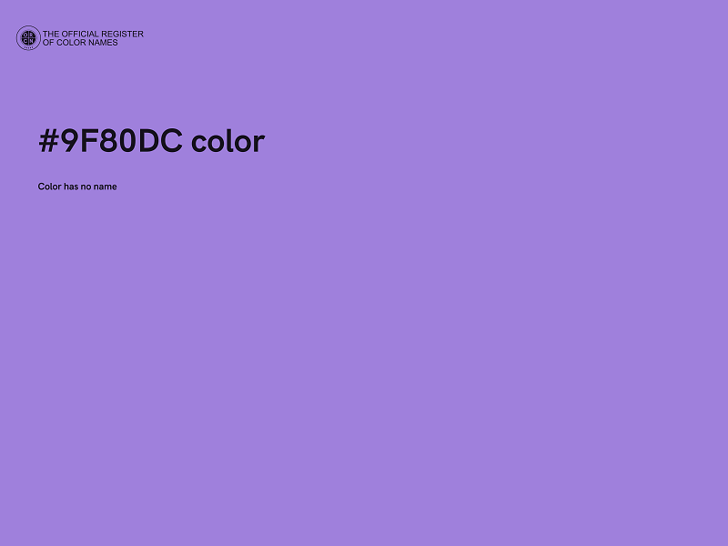#9F80DC color image