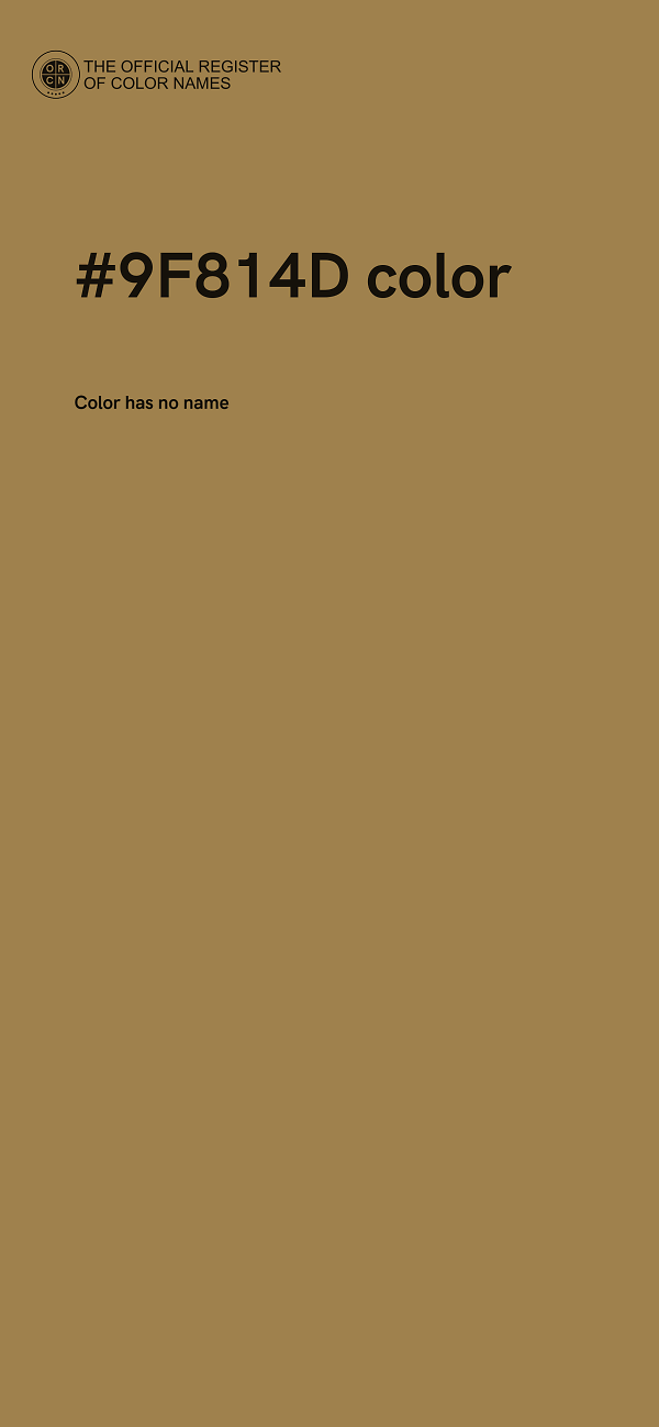 #9F814D color image