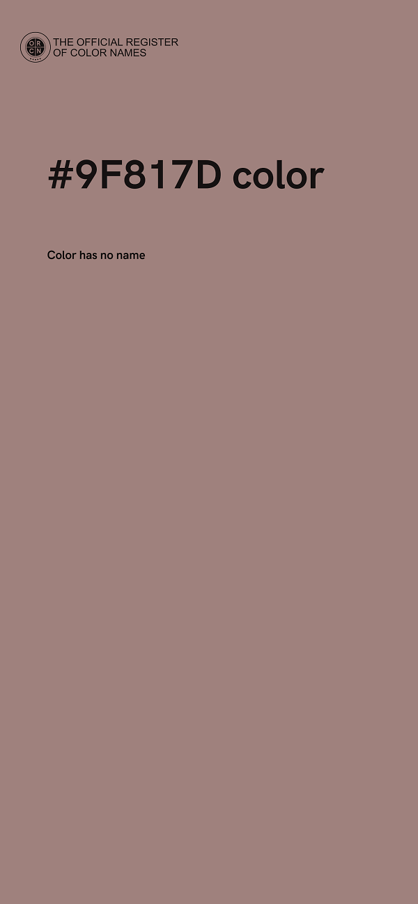 #9F817D color image