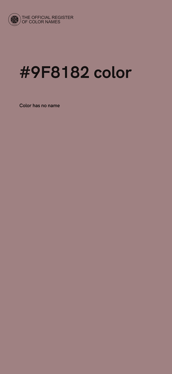 #9F8182 color image