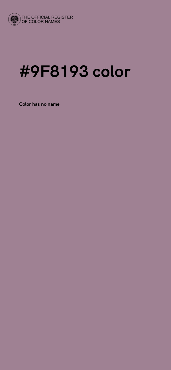 #9F8193 color image