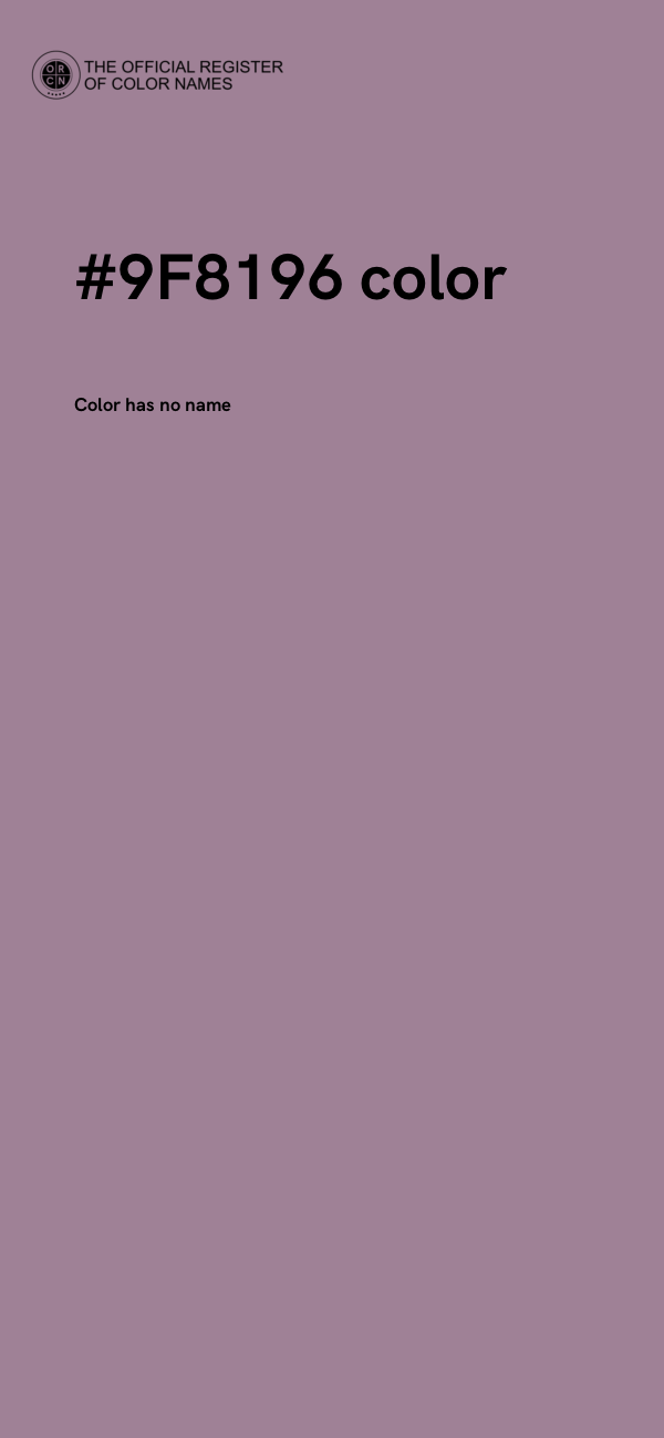 #9F8196 color image