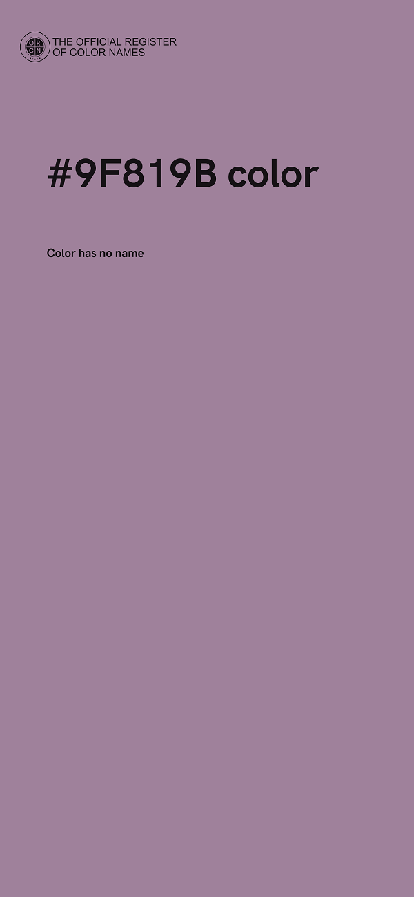 #9F819B color image