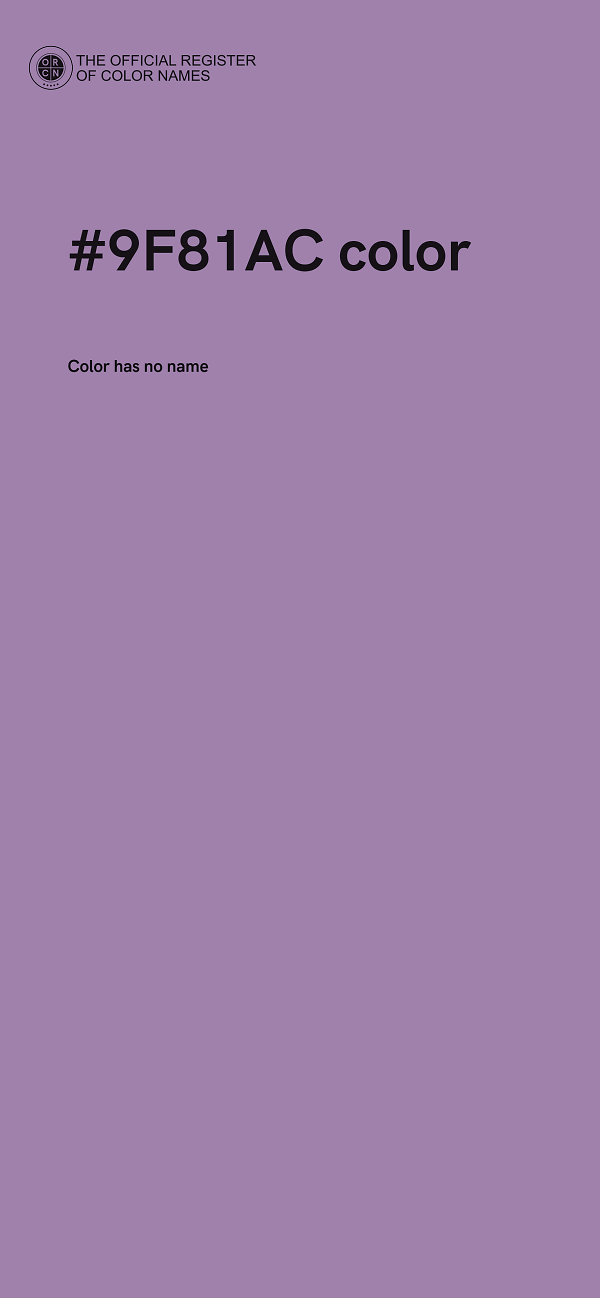 #9F81AC color image