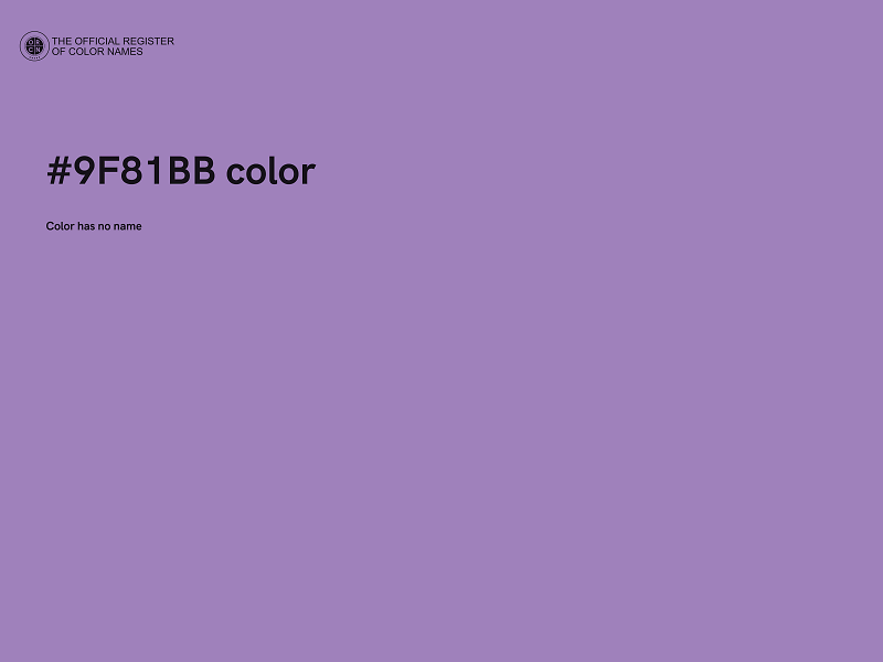 #9F81BB color image