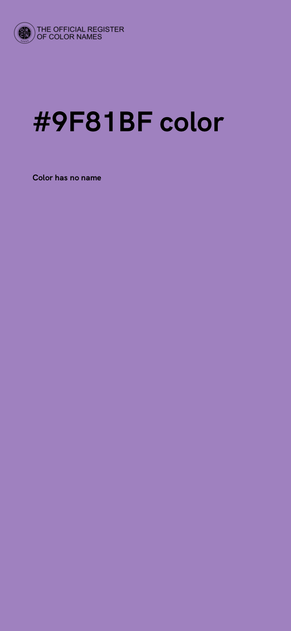 #9F81BF color image